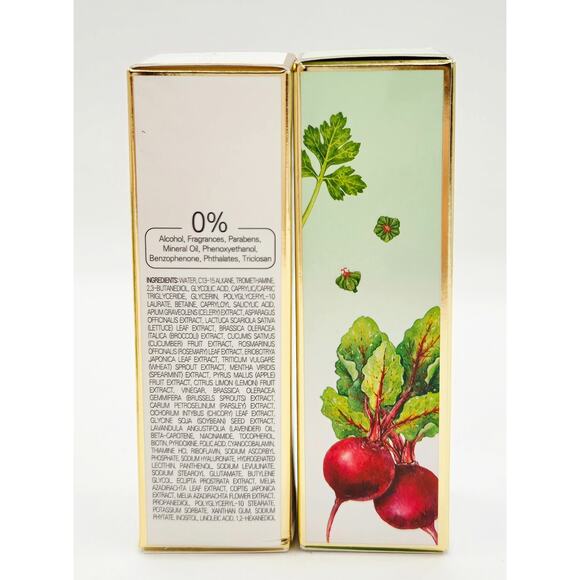 BYROE New York Celery AHA + LHA Resurfacing & Beet Glow Boosting Serum 1 oz ea - Picture 2 of 5